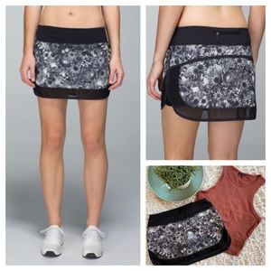 Lululemon Flowabunga Hotty Hot Skort Tennis Skirt